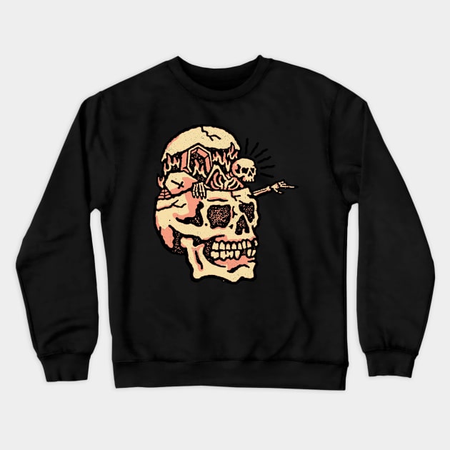 SKULL Crewneck Sweatshirt by THE HORROR SHOP